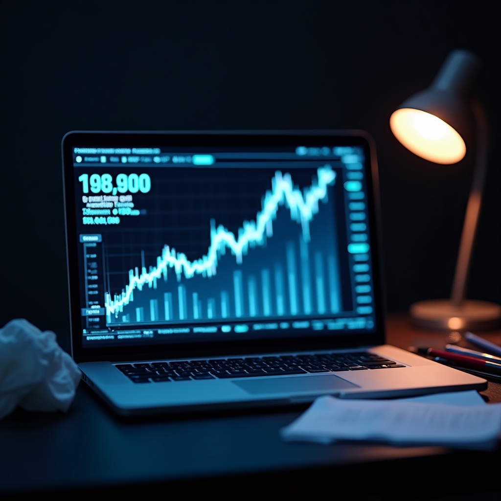 Иллюстрация псевдоинвестиционной мошеннической платформы