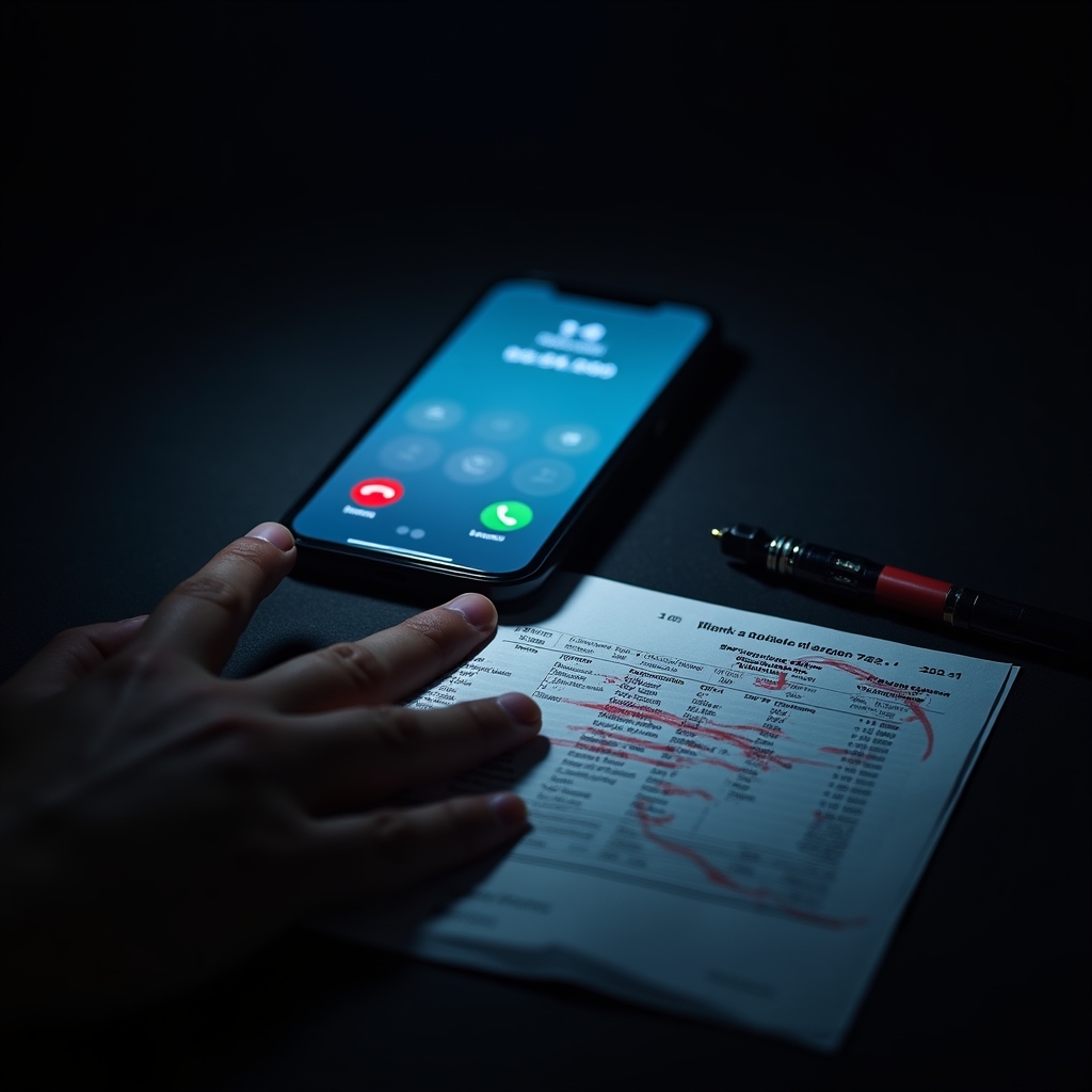 Иллюстрация схемы телефонного мошенничества от имени банка